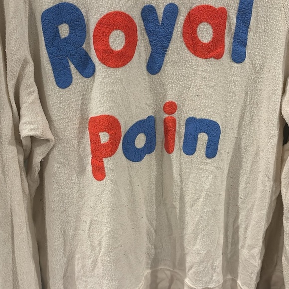 Royal pain wildfox sweater in cream size S - Picture 4 of 4